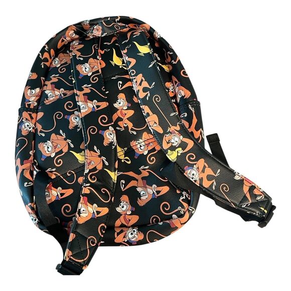Disney Aladdin Abu Monkey Mini Backpack Black Print Genie Magic Lamp main image 5
